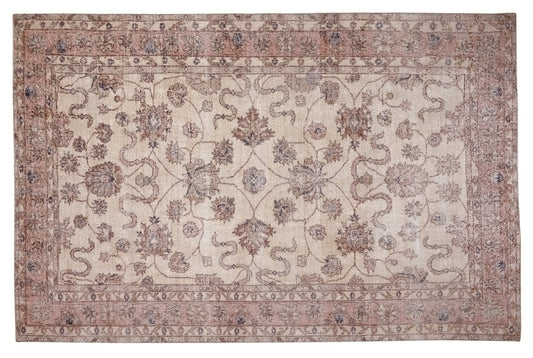 Oriental Turkish Rug, Handmade rug, Oushak Vintage Rug, 7x10 Rug, Farmhouse decor, Living room rug, Oushak Rug 7x10, Antique rug, 10262