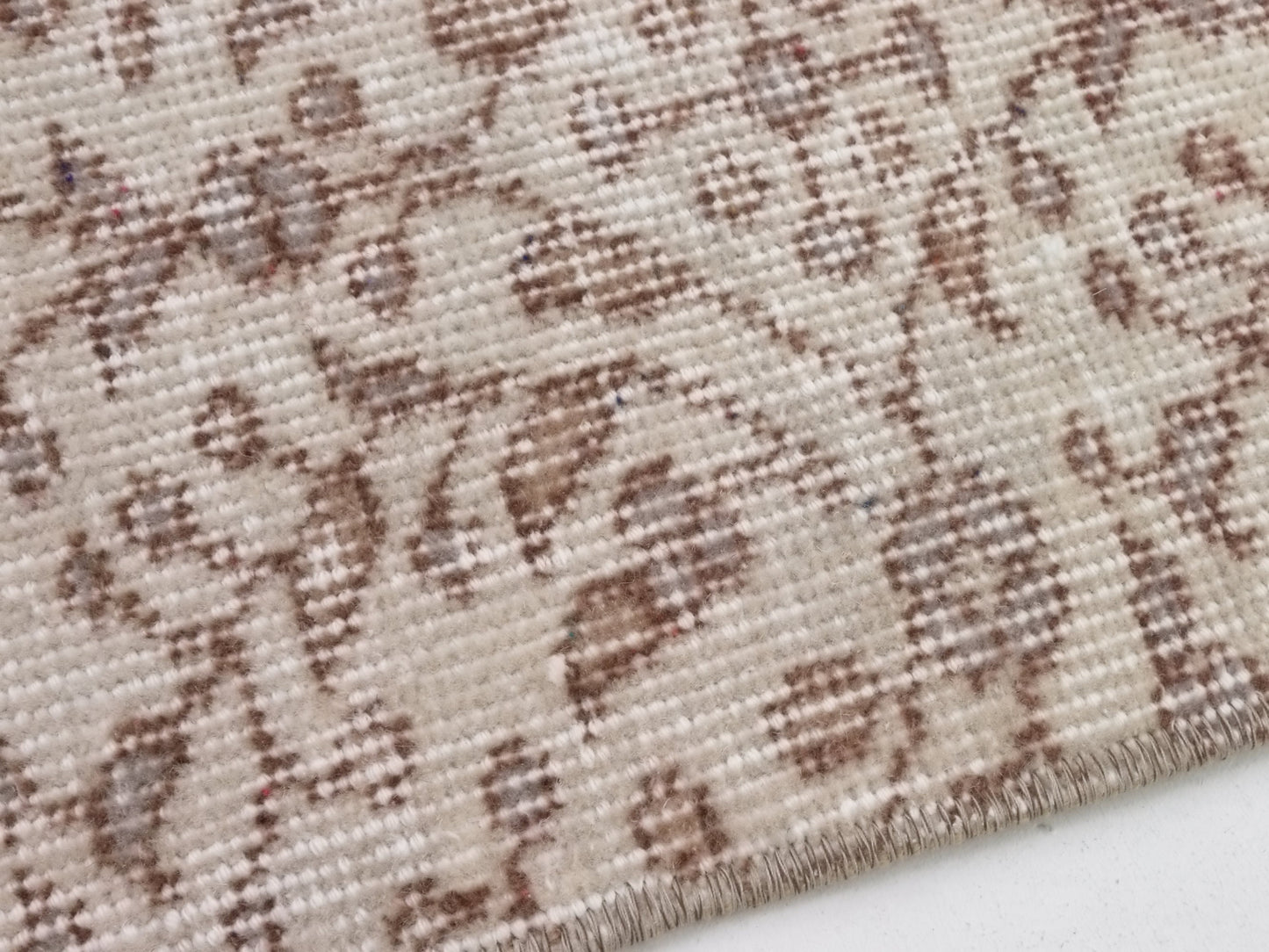 Floral Vintage Rug, 5x8 Turkish Oushak Rug, Area Rug, Faded rug, Antique Rug, Beige, Brown, Neutral rug, Carpet rug, Handmade rug, 10256