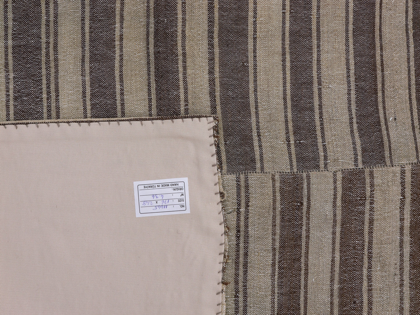 Vintage Handmade Kilim Rug, Area Flat Weave Kilim Rug, Turkish Striped Kilim Rug, Anatolia Eclectic Rug, Bohemian Rug, Rug Kilim 6x8, 11445