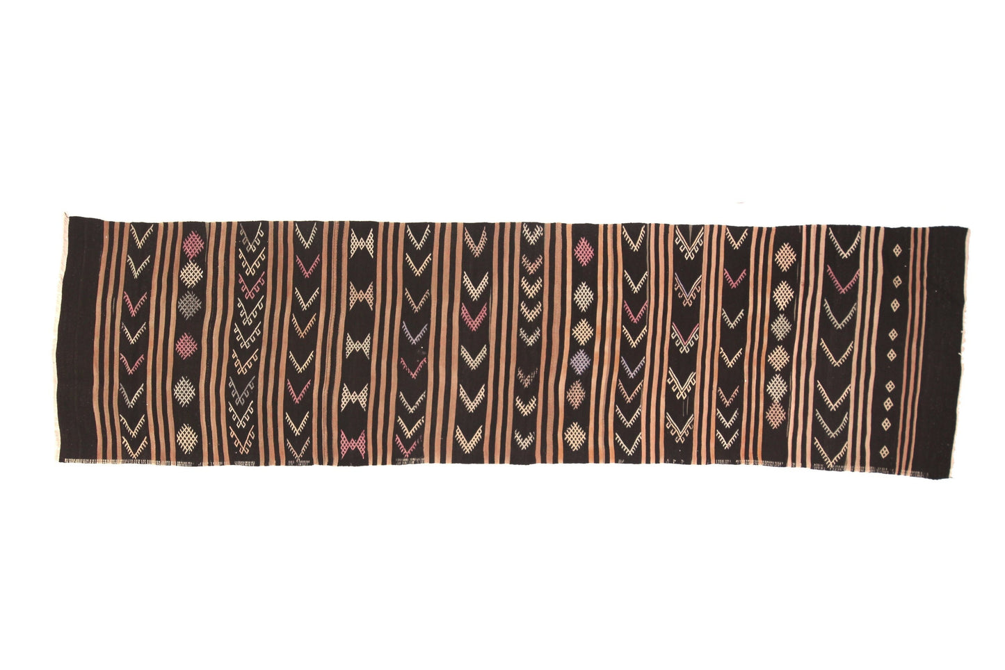 Vintage Runner, Turkish Oushak Runner, Runner Rug, Hallway Runner, Kilim Runner Rug, Floor Runner, Long Runner, Runner Rug 3x12, 6068