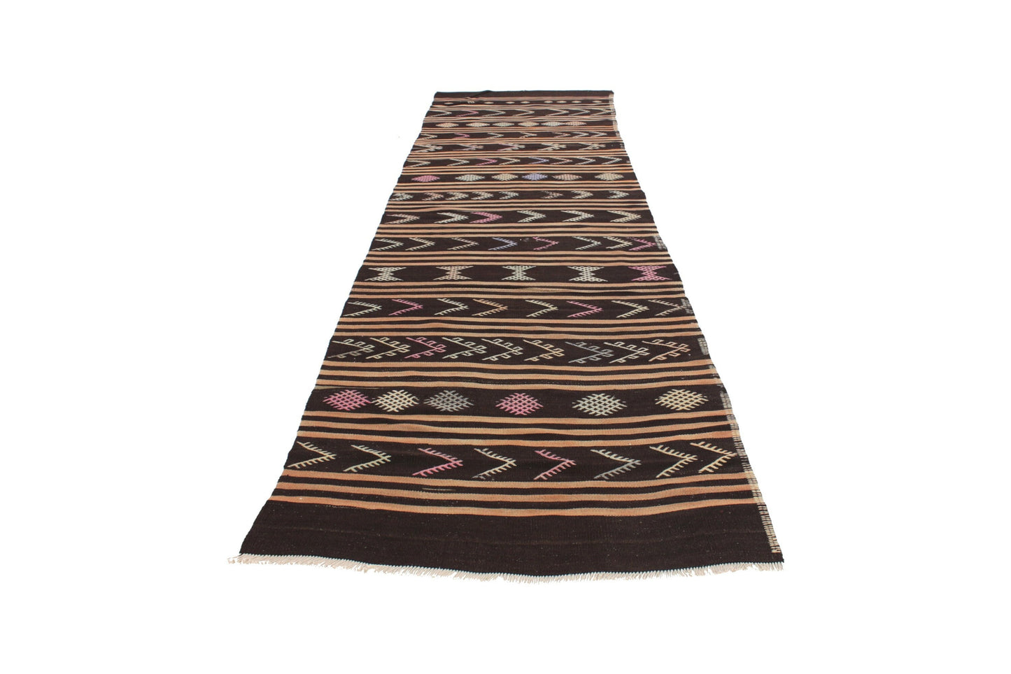Vintage Runner, Turkish Oushak Runner, Runner Rug, Hallway Runner, Kilim Runner Rug, Floor Runner, Long Runner, Runner Rug 3x12, 6068