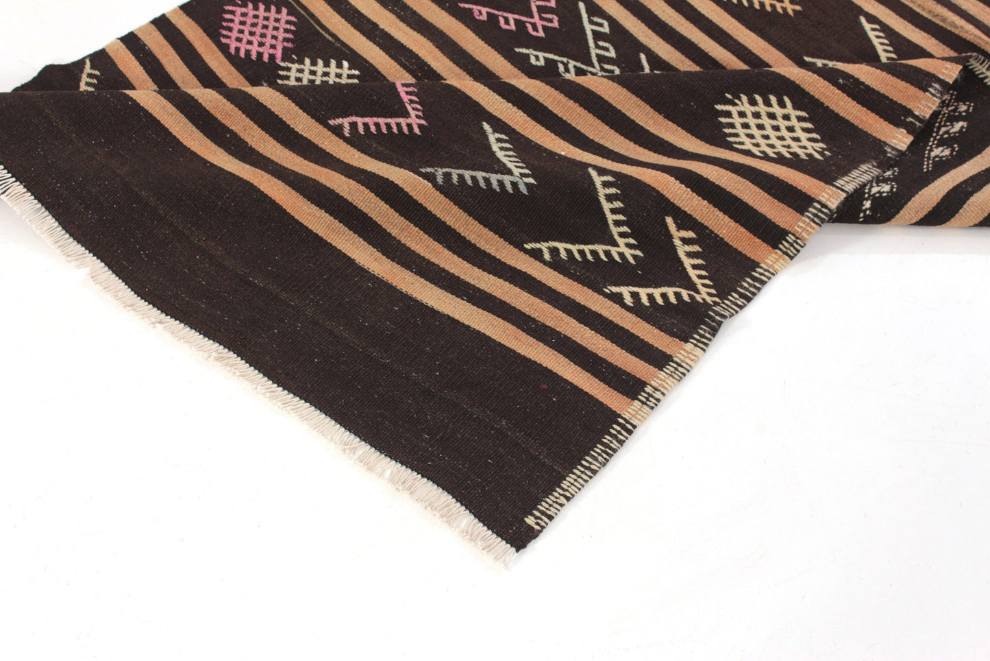 Vintage Runner, Turkish Oushak Runner, Runner Rug, Hallway Runner, Kilim Runner Rug, Floor Runner, Long Runner, Runner Rug 3x12, 6068