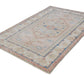 5x8 Rug,Turkish Rug 5x8, Pink rug ,Vintage Rug, Faded rug, Oushak Rug, Handmade Rug, Area Rug, Wool rug, Living Room Rug,Primitive rug,7283