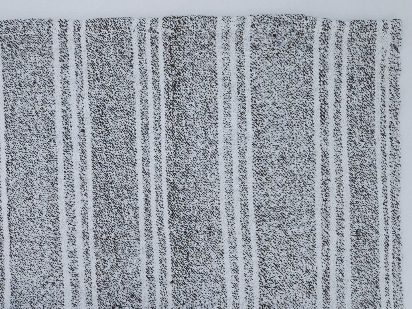 Vintage Handmade Kilim Rug, Turkish Gray Striped Kilim Rug, Area Muted Kilim Rug, Rug Kilim, Living Room Rug, Kilim Rug 5x9, 11512