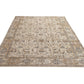 Turkish Handmade Rug, Vintage Faded Rug, Area Muted Rug, Oushak Unique Rug,Neutral Floor Rug, Scandinavian Rug, Rug 7x10, Bedroom Rug, 10349