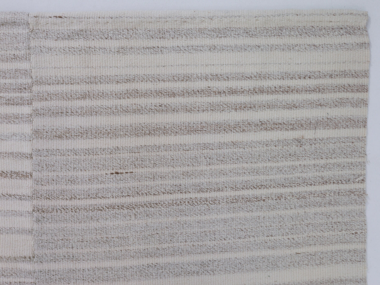 Turkish Kilim Rug, Vintage Unique Kilim Rug, Handmade Striped Kilim Rug, Beige Large Rug, Kilim Rug 9x12, Oversize Rug, Wool Rug, 11452