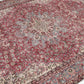 Turkish Vintage Handmade Rug, Area Muted Rug, Oushak Eclectic Rug, Bohemian Rug, Office Rug, Neutral Floor Rug, Turkey Rug, Rug 7x10, 10358