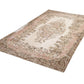 Turkish Oushak Vintage Rug, Handmade Rug, Area Faded Rug, Neutral Floor Rug, Living Room Rug, Rug 6x9, Turkey Rug, Vintage Carpet, 10381