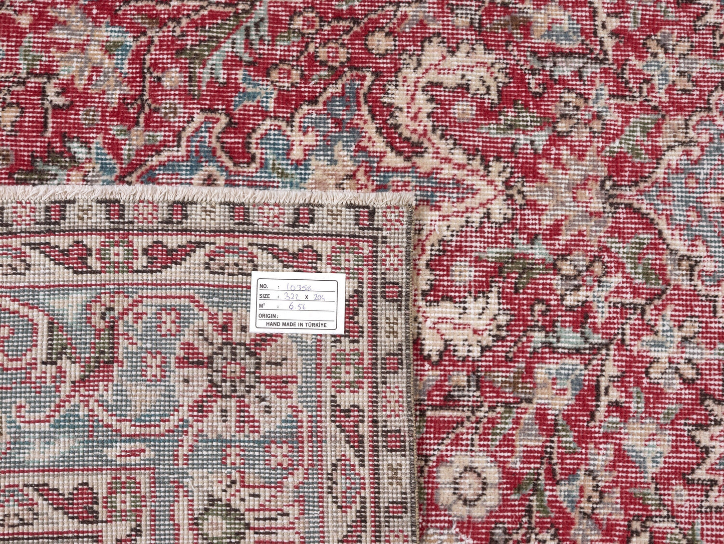 Turkish Vintage Handmade Rug, Area Muted Rug, Oushak Eclectic Rug, Bohemian Rug, Office Rug, Neutral Floor Rug, Turkey Rug, Rug 7x10, 10358