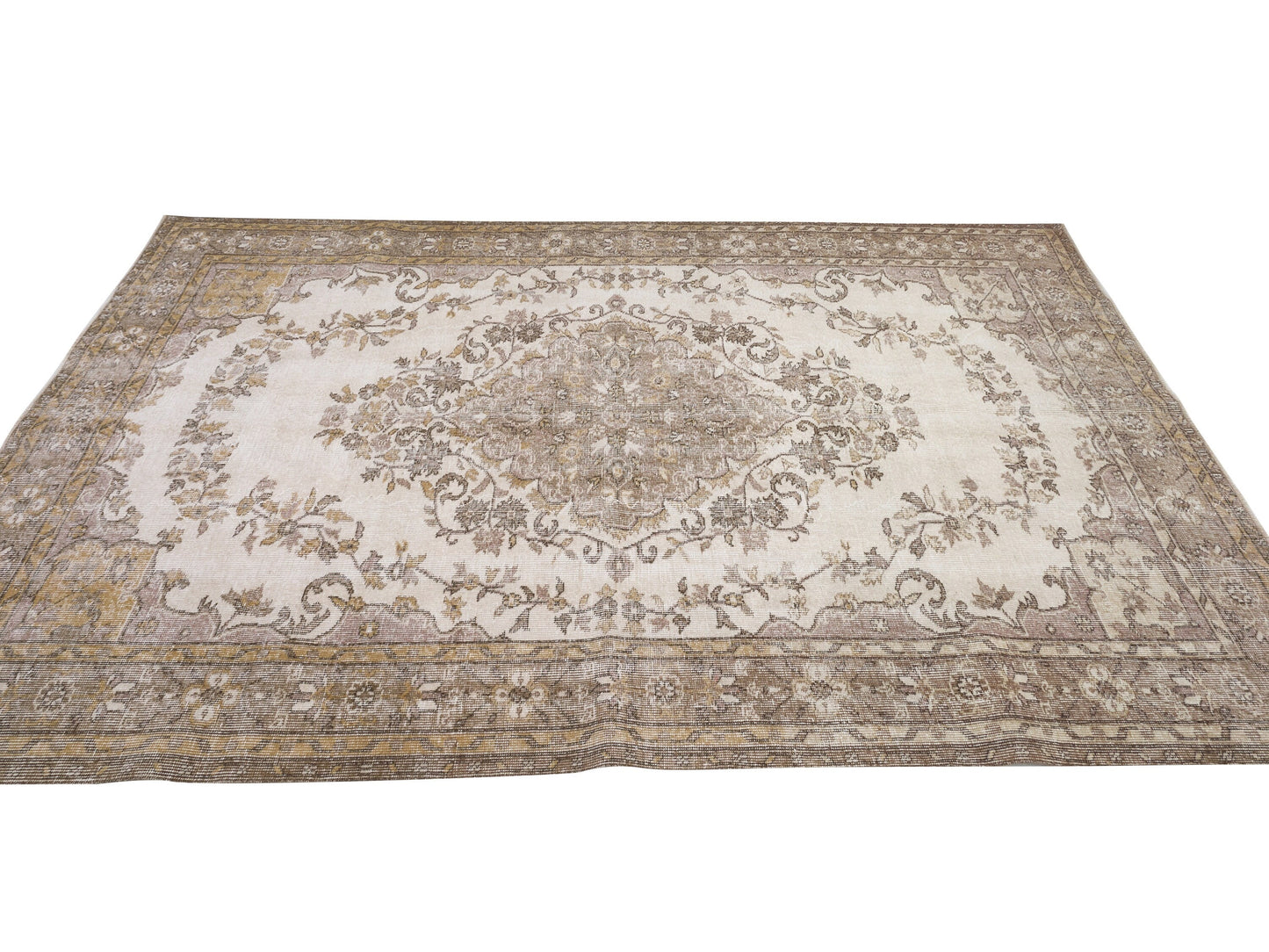 Vintage Handmade Area Rug, Turkish Oushak Rug, Anatolia Rustic Rug, Carpet Rug, Rug 6x9, Primitive Rug, Kid Room Rug, Turkish Carpet, 10387