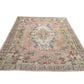 Turkish Rug, Vintage Rug, Handmade Rug, Oushak Rug, Area Rug, Turkey Rug, Vintage Carpet, Neutral Rug,Bedroom Rug, Rug 7x10, Wool Rug, 10432