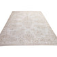 Neutral Handmade Rug, Vintage rug, Oushak Antique rug, Anatolian Turkish Rug 8x11, Vintage Unique Rug, Unique rug, Entryway Rug, 10446