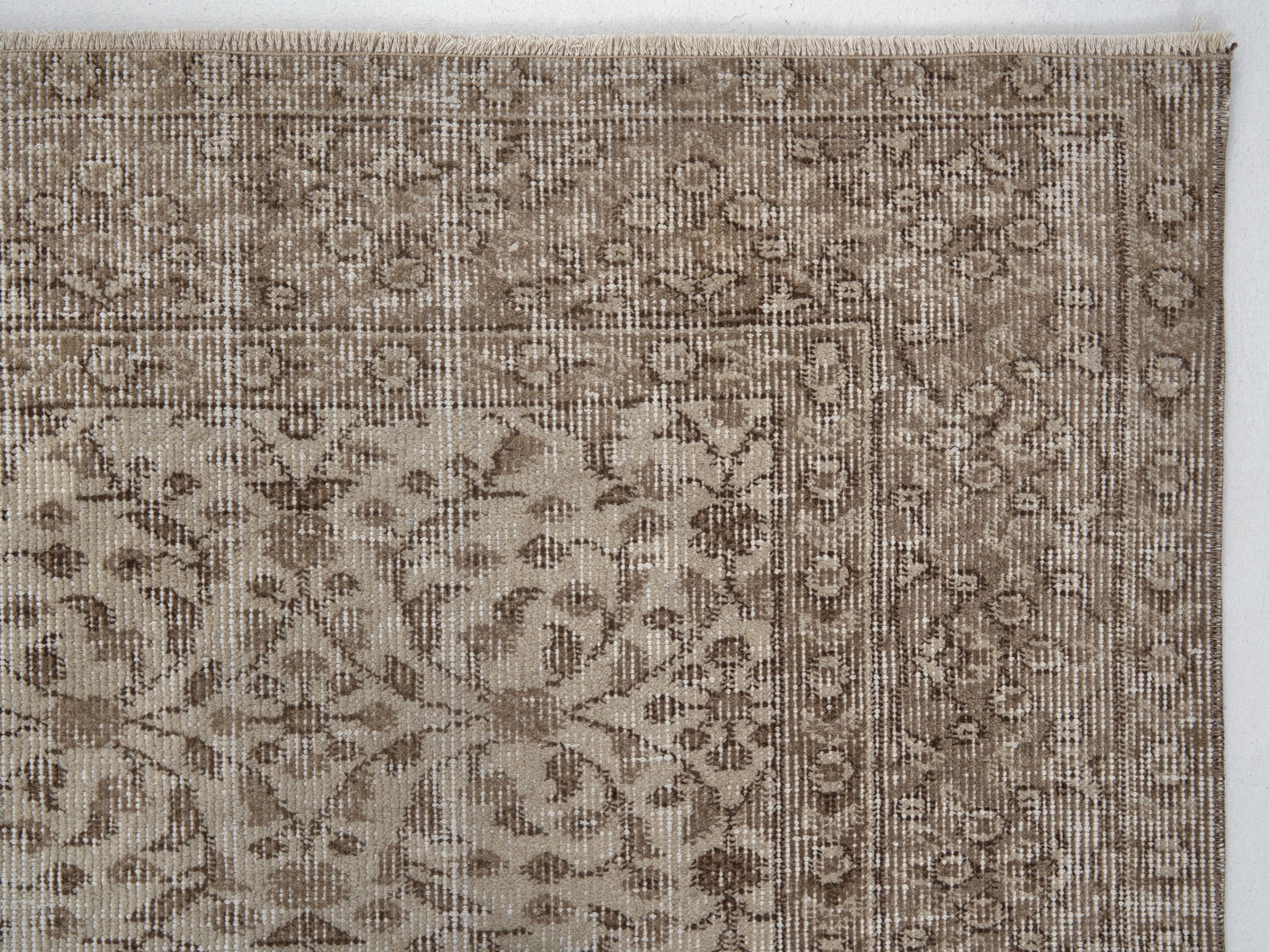 Turkish Oushak Rug, Vintage Handmade Faded Rug, Neutral Area Muted Rug, Living Room Rug, Carpet Rug, Rug 5x8, Turkish Carpet, 11478