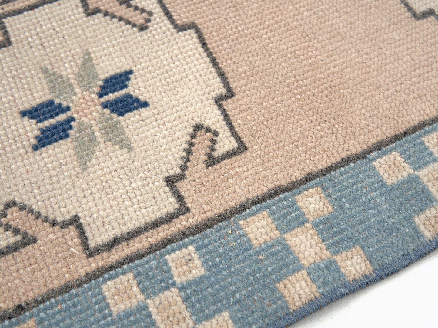 Turkish Oushak Vintage Rug, Handmade Area Unique Rug, Neutral Floor Rug, Office Rug, Turkey Rug, Vintage Carpet, Carpet Rug, Rug 6x8, 9994