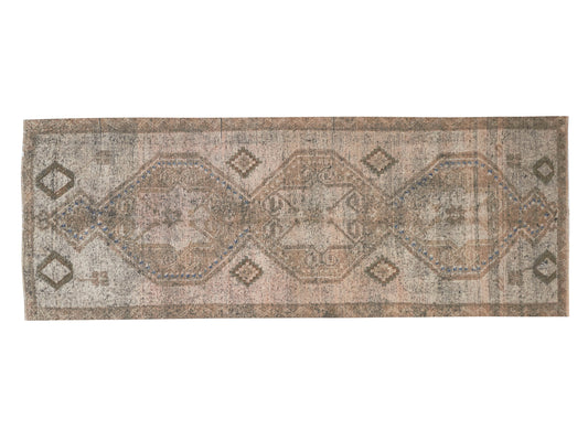 Turkish Oushak Runner, Vintage Runner, Handmade Runner Rug, Carpet Runner, Floor Runner Rug, Hallway Runner, Runner Rug 4x11, 9500