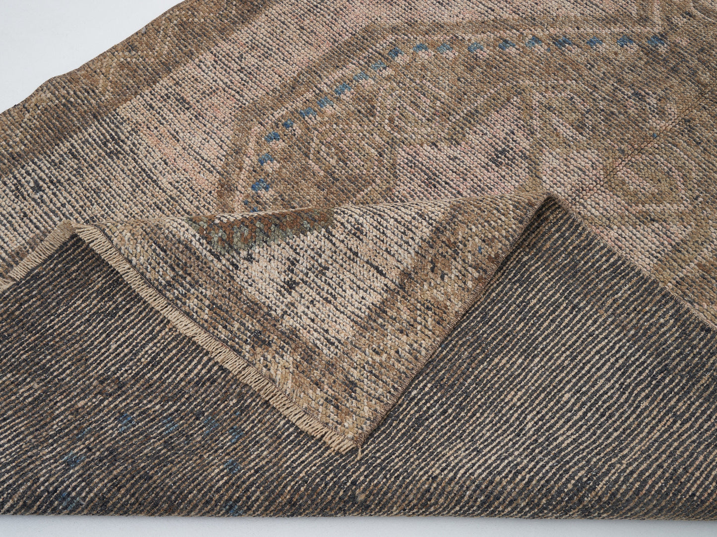 Turkish Oushak Runner, Vintage Runner, Handmade Runner Rug, Carpet Runner, Floor Runner Rug, Hallway Runner, Runner Rug 4x11, 9500