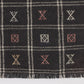Turkish Kilim, Vintage Kilim, Kilim Rug 5x8, Handmade Rustic Black Kilim Rug, Area Old Kilim Rug, Turkish Kilim Rug, Kid Room Rug, 11166