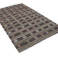 Vintage Kilim, Turkish Kilim, Handmade Antique Rustic Kilim Rug, Primitive Kilim Rug, Office Rug, Turkish Kilim Rug, Kilim Rug 6x10, 11189
