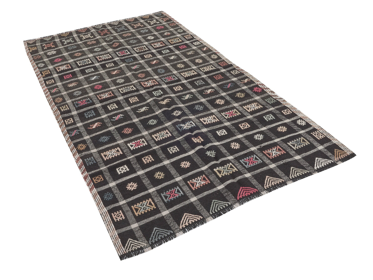 Kilim Rug 4x8, Turkish Kilim, Handmade Anatolia Rustic Kilim Rug, Vintage Kilim, Turkish Kilim Rug, Area Kilim Rug, Living Room Rug, 11193