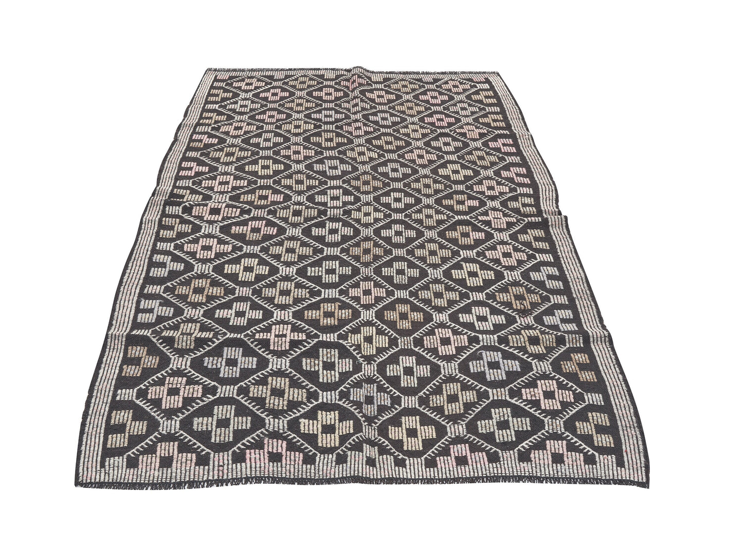 Kilim Rug 5x7, Turkish Kilim, Vintage Kilim, Handmade Area Faded Rug, Rug Kilim, Turkish Kilim Rug, Living Room Rug, Kilim Rug, 11197