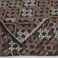 Turkish Kilim, Vintage Kilim, Area Kilim Rug, Handmade Bohemian Faded Kilim Rug, Turkish Kilim Rug, Entryway Rug, Kilim Rug 4x8, 11198