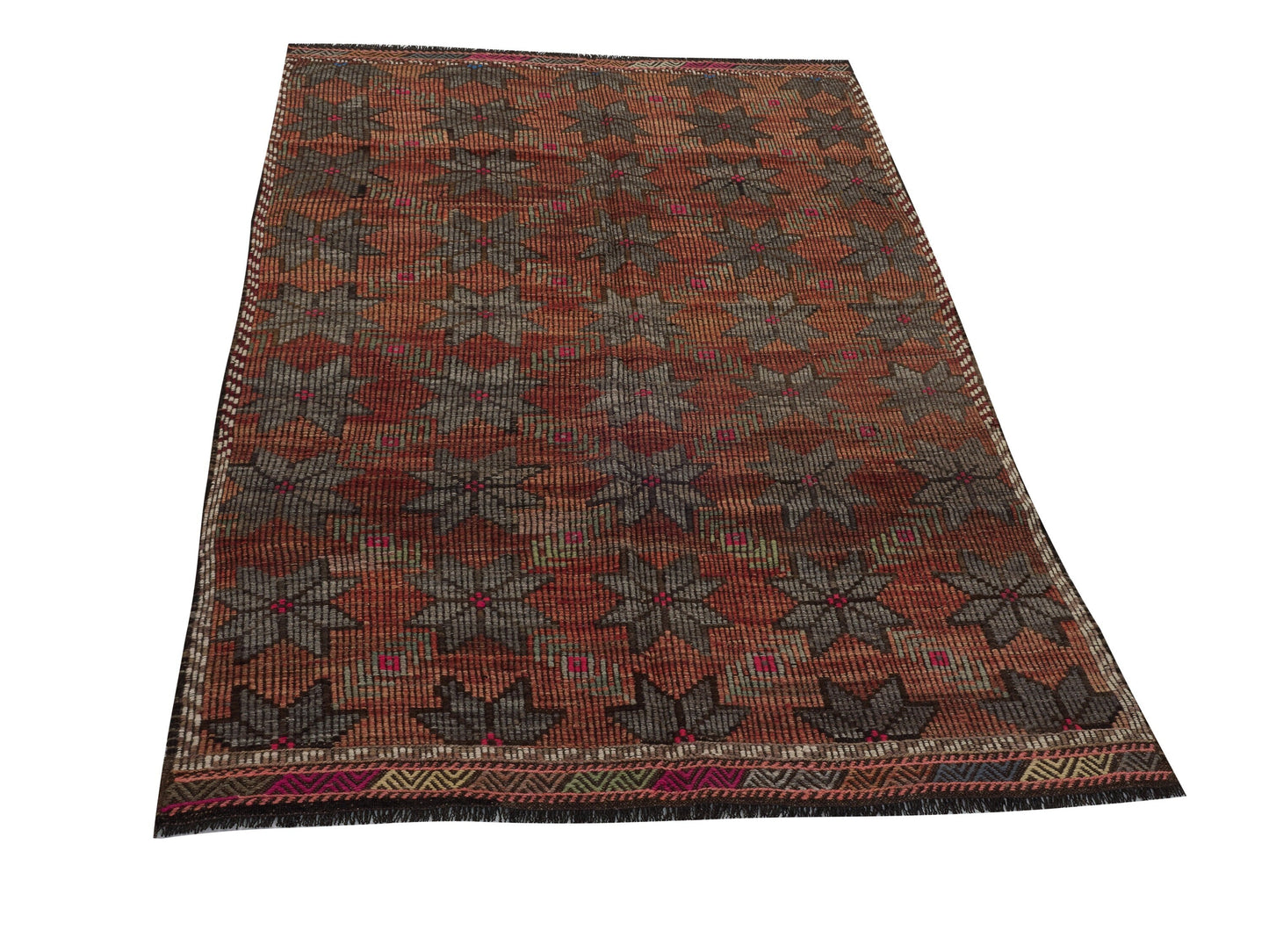 Turkish Kilim, Vintage Unique Kilim Rug, Handmade Bohemian Kilim Rug,Turkish Kilim Rug, Area Rug, Living Room Rug, Kilim Rug 4x7, 10521