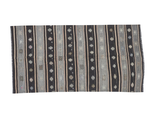 Primitive Kilim Rug, Turkish Kilim, Vintage Kilim, Handmade Area Rustic Kilim Rug, Turkish Kilim Rug, Living Room Rug, Kilim Rug 5x10, 11187