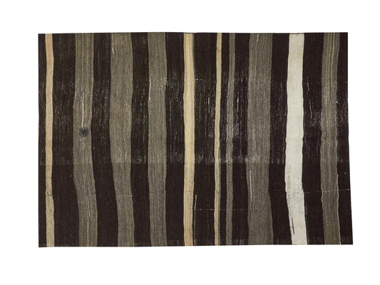 Vintage Kilim Rug, Turkish Striped Kilim, Area Kilim Rug, Kilim Rug 5x8,Rustic Handmade Kilim Rug, Minimalist decor, One Of a Kind Rug, 9928