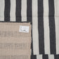 Black Turkish Kilim Rug, Vintage Unique Flat Weave Kilim Rug, Handmade Faded Old Kilim Rug, Square Kilim Rug,Office Rug, Kilim Rug 6x7, 9917