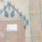 5x8 Beige Anatolian Vintage rug , Oushak Handwoven Old Rug , 5x8 Turkish Faded rug , Area rug ,Unique rug, Neutral rug, 8698