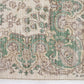 Rug 5x9, Vintage Oushak Rug, Turkish Handmade Rug, Neutral Area Rug, Turkey Rug, Living Room Rug, Scandinavian Faded Rug, Carpet Rug, 10375
