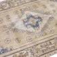 Turkish Rug, Vintage Area Rug, Oushak Handmade Rug, Primitive Rustic Rug, Office Rug, Turkey Rug, Anatolia Faded Rug, Rug 4x6, 10364