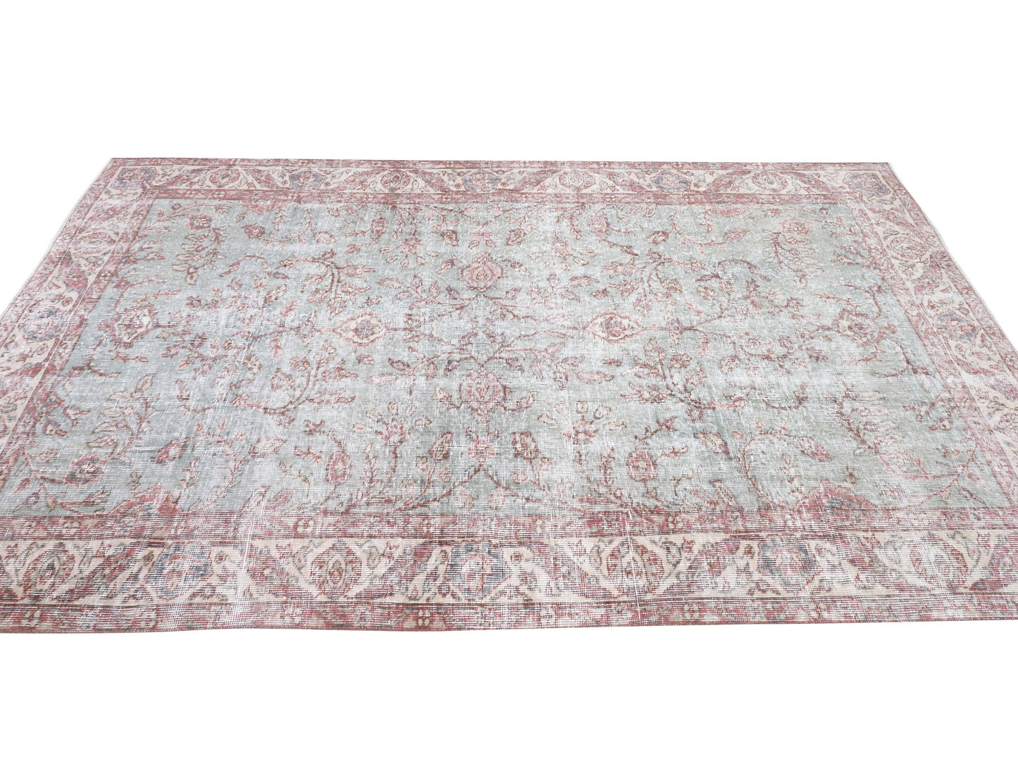 Living Room Rug, Oushak Rug, Handmade Rug, Area Rug, Turkish Rug, Vintage Rug, Rug 5x9, Scandinavian Rug, Neutral Rug, Turkey Rug, 10406