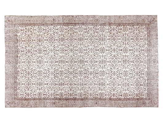 Handmade Rug, Vintage Oushak Unique Rug, Turkish Area Rustic Rug, Neutral Floor Rug, Primitive Rug, Kid Room Rug, Rug 5x7, Turkey Rug, 10418