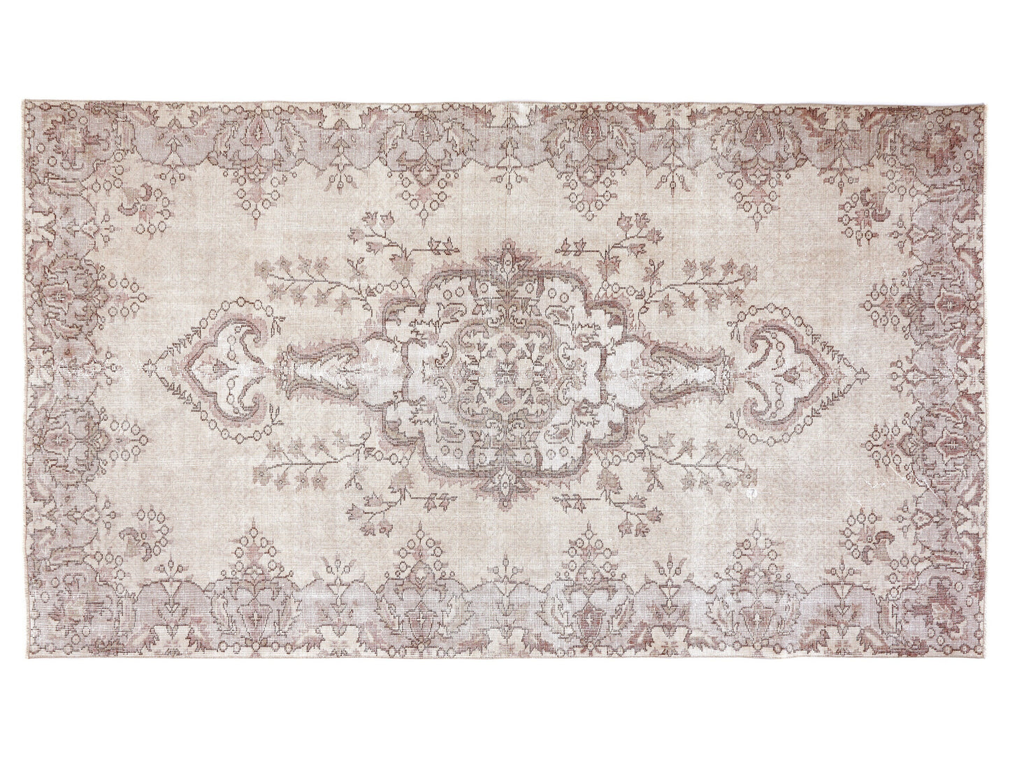 Handmade Rug 5x9, Turkish Oushak Muted Rug, Kid Room Rug, Scandinavian Rug, Vintage Unique Rug, Neutral Area Floor Rug, Carpet Rug, 10422
