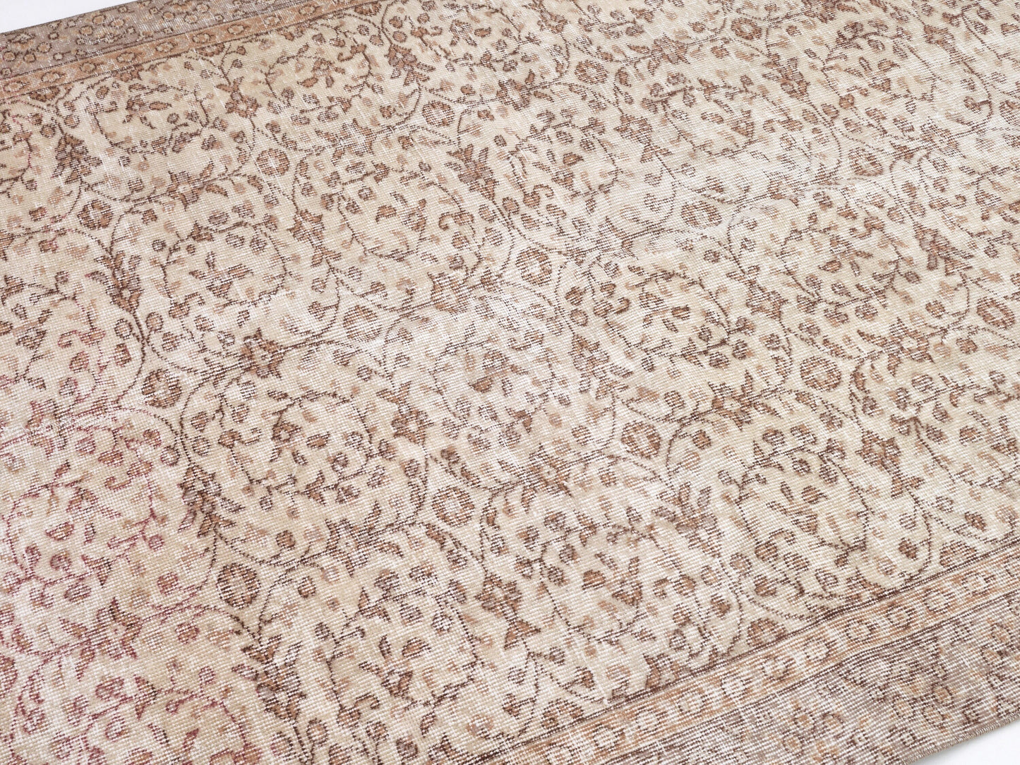 Handmade Rug, Vintage Oushak Unique Rug, Turkish Area Rustic Rug, Neutral Floor Rug, Primitive Rug, Kid Room Rug, Rug 5x7, Turkey Rug, 10418