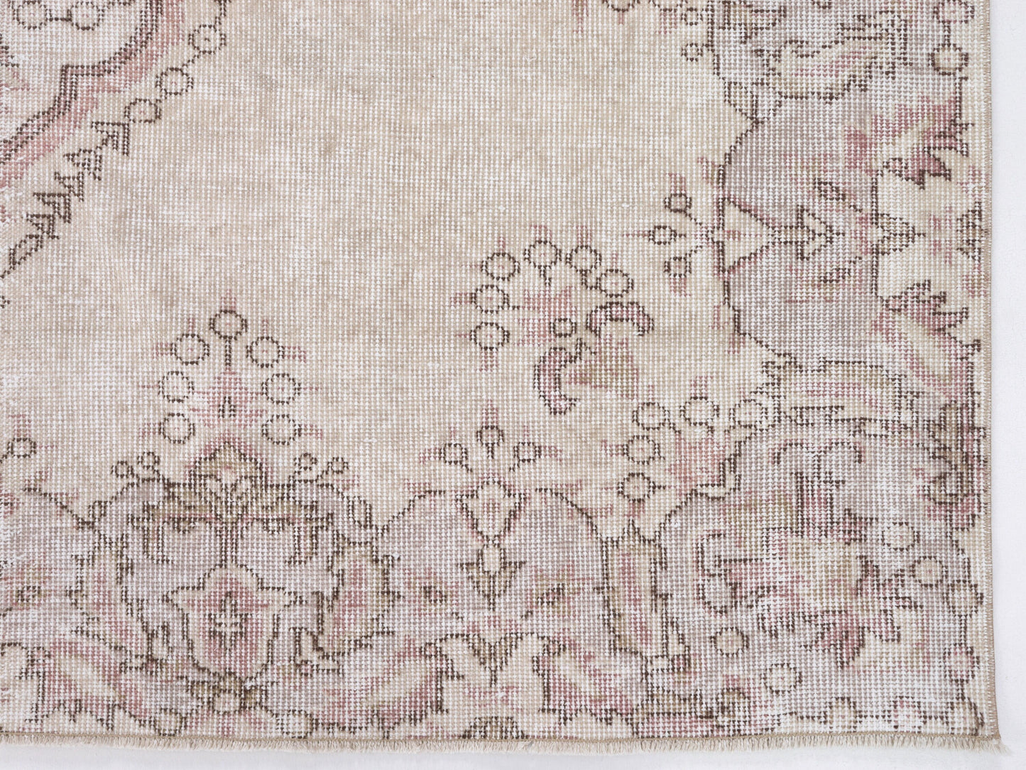 Handmade Rug 5x9, Turkish Oushak Muted Rug, Kid Room Rug, Scandinavian Rug, Vintage Unique Rug, Neutral Area Floor Rug, Carpet Rug, 10422