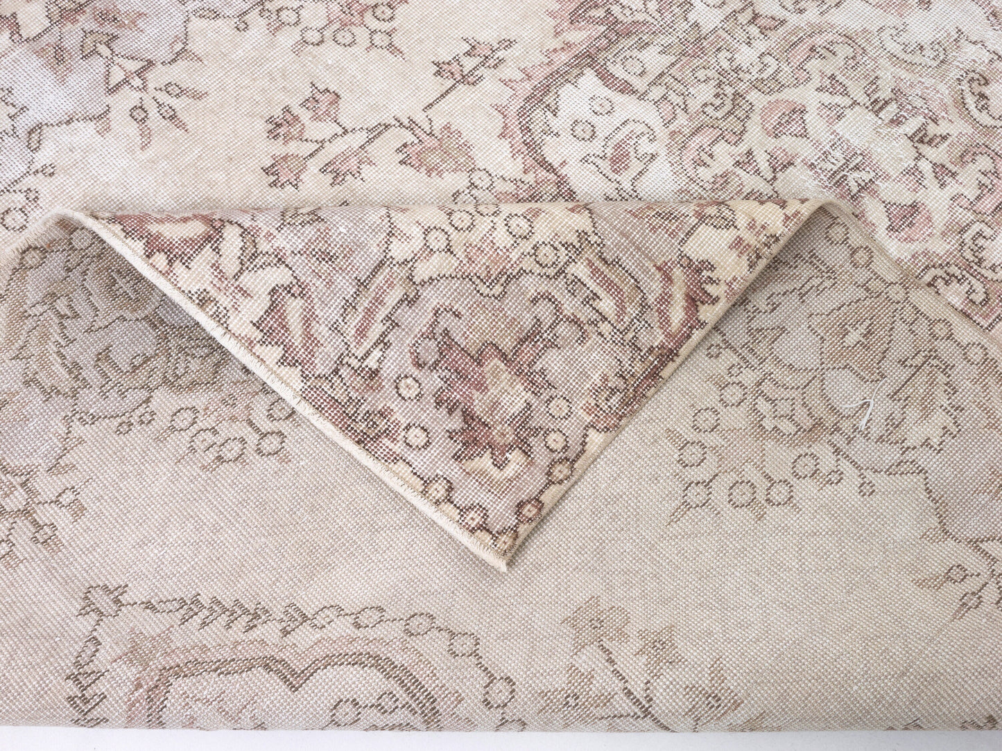 Handmade Rug 5x9, Turkish Oushak Muted Rug, Kid Room Rug, Scandinavian Rug, Vintage Unique Rug, Neutral Area Floor Rug, Carpet Rug, 10422