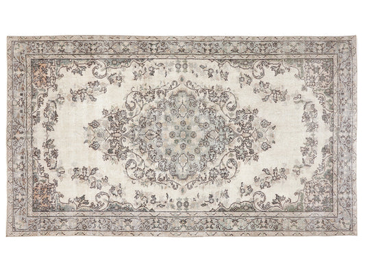Oushak Rug, Vintage Rug, Turkish Unique Rug, Handmade Area Rug, Farmhouse Decor, Turkey Rug, Kid Room Rug, Neutral Muted Rug, Rug 5x9, 10377