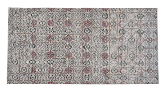 Turkish Handmade Rug, Vintage Oushak Rug, Area Unique Rug, Living Room Rug, Neutral Floor Rug, Vintage Carpet, Turkey Rug, Rug 5x9, 12413