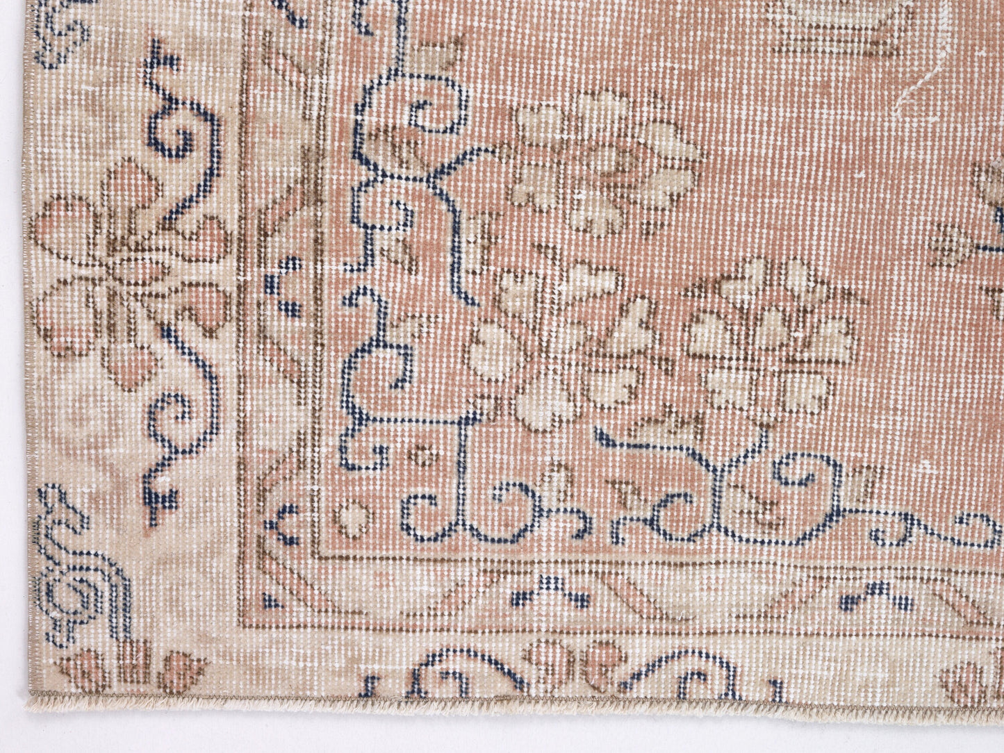 Beige Rug, Turkish Rug, Vintage Handmade Antique Rug, Oushak Faded Rug, Neutral Area Muted Rug, Bedroom Rug, Rug 6x9, Turkey Rug, 10411