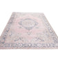 Bohemian Rug, Vintage Oushak Unique Rug, Turkish Handmade Eclectic Rug, Neutral Area Floor Rug, Bedroom Rug, Rug 7x10, Turkey Rug, 10421