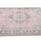 Bohemian Rug, Vintage Oushak Unique Rug, Turkish Handmade Eclectic Rug, Neutral Area Floor Rug, Bedroom Rug, Rug 7x10, Turkey Rug, 10421