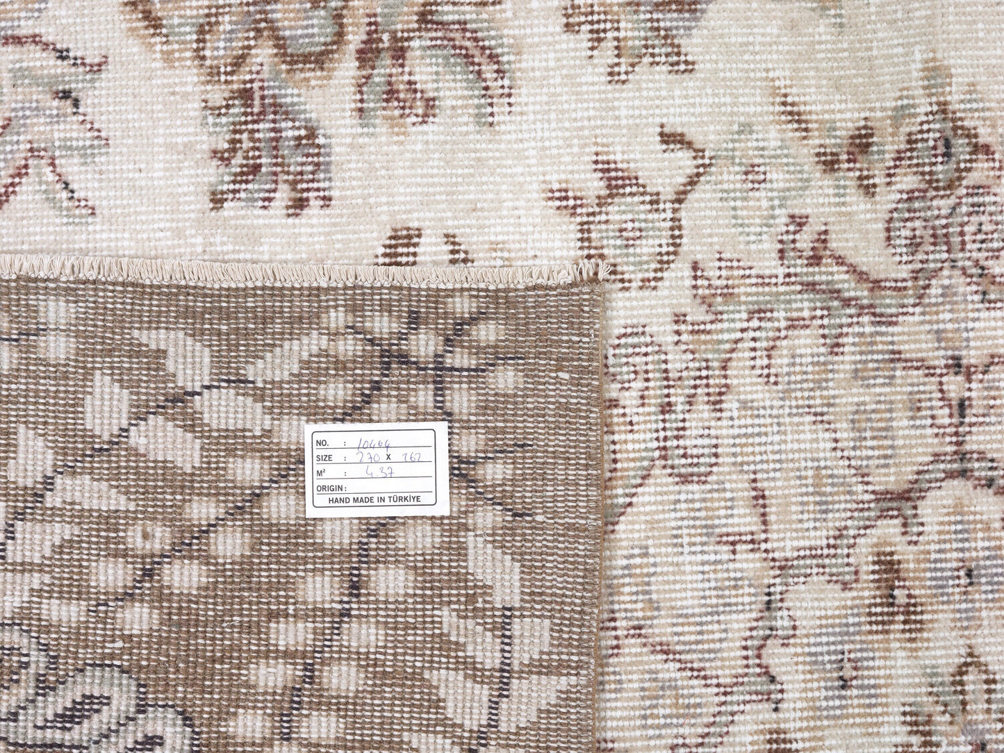 Vintage Handmade Rug, Primitive Rustic Rug, Turkish Rug, Oushak Antique Rug, Neutral Faded Rug, Living Room Rug, Area Rug, Rug 5x9, 10404