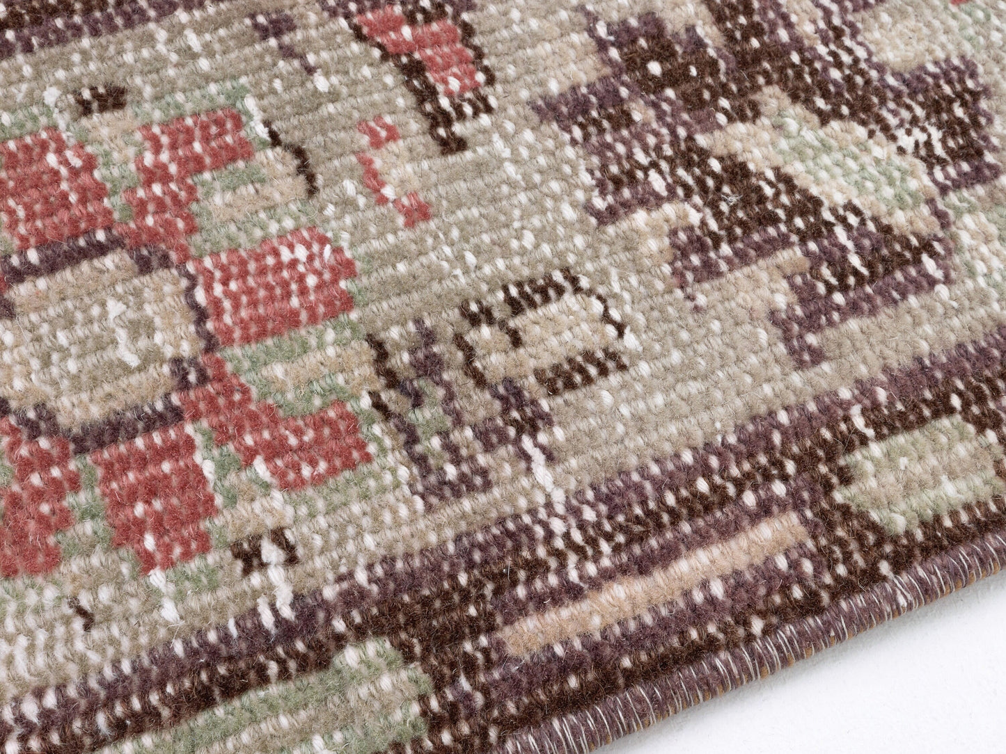 Handmade Anatolia Rug, Turkish Vintage Antique Rug, Oushak Faded Rug, Living Room Rug, Bohemian Eclectic Rug, Neutral Rug, Rug 5x8, 10398