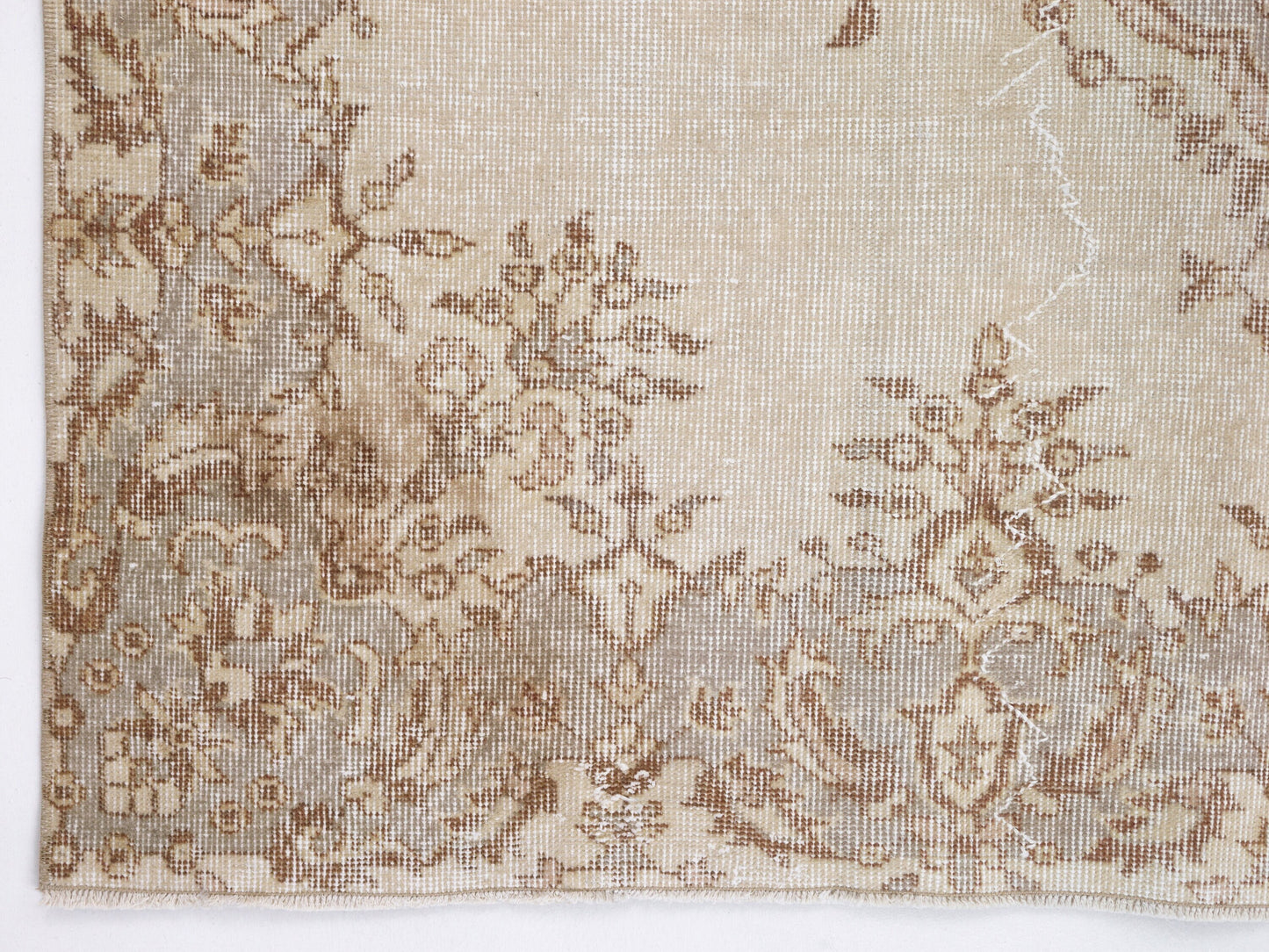 Neutral Rug, Vintage Rug, Turkish Oushak Rug, Handmade Antique Rug, Primitive Rustic Rug, Kid Room Rug, Area Rug, Carpet Rug, Rug 5x9, 10423