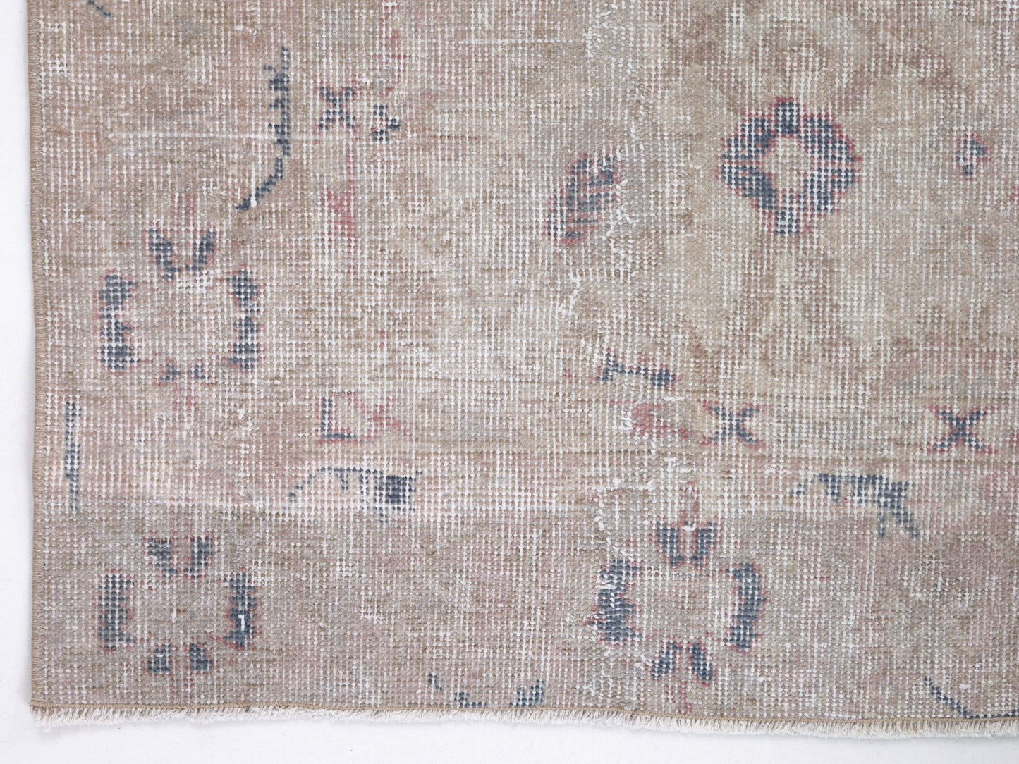 Handmade Rug, Vintage Oushak Rug, Scandinavian Rug, Turkish Faded Old Rug, Neutral Area Rug, Turkey Rug, Living Room Rug, Rug 4x8, 10429