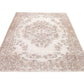 Handmade Rug, Turkish Oushak Rug, Vintage Unique Old Rug, Wool Rug, Neutral Area Muted Rug, Scandinavian Rug, Kid Room Rug, Rug 5x9, 10435