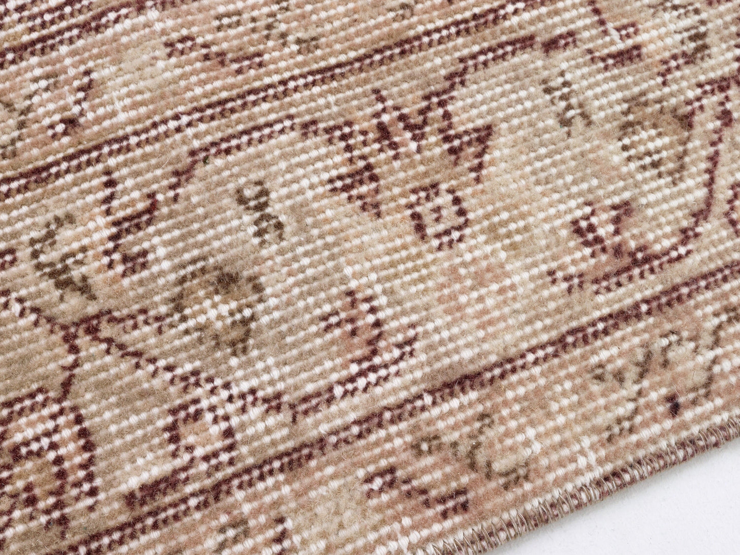Handmade Rug, Turkish Oushak Rug, Vintage Unique Old Rug, Wool Rug, Neutral Area Muted Rug, Scandinavian Rug, Kid Room Rug, Rug 5x9, 10435