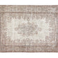 Primitive Rug, Turkish Oushak Rug, Vintage Handmade Unique Rug, Neutral Area Muted Rug, Bedroom Rug, Turkey Rug, Rustic Rug, Rug 7x10, 10443